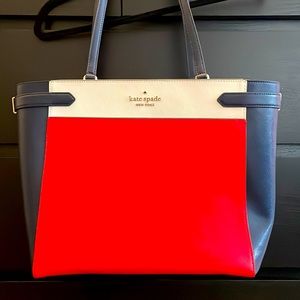 Kate spade Staci Laptop color block tote